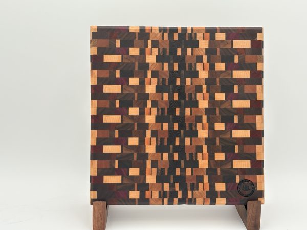 chaos end grain cutting board