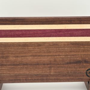 Walnut, Maple and Purpleheart cutting board