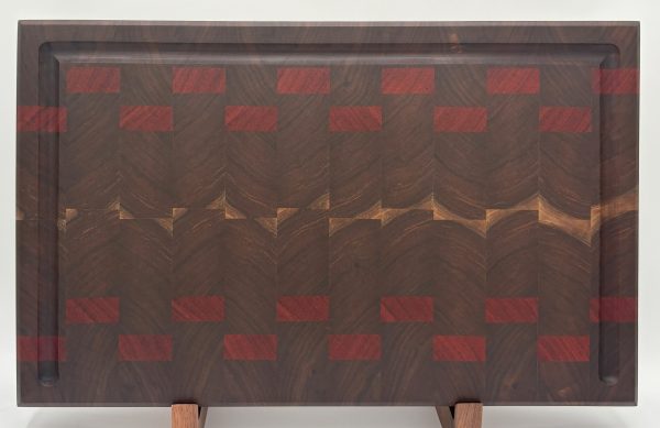 Walnut and Padauk End grain cutting board